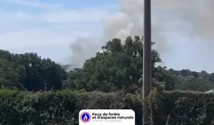 Incendie à Villard (23) : les pompiers interviennent