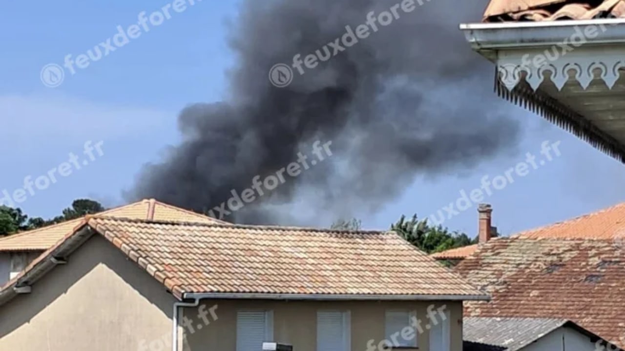 Incendie à Sanguinet - Landes - 27 mai 2026 - Feux de forêts et d'espaces naturels