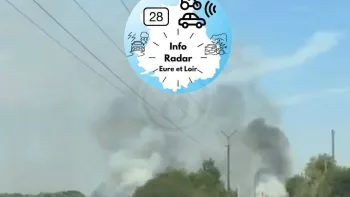 Incendie à Saint-Lucien - Eure-et-Loir - 25 juin 2026 - Feux de forêts et d'espaces naturels
