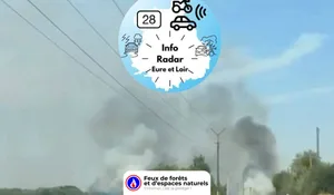 Incendie à Saint-Lucien (28) : les pompiers interviennent