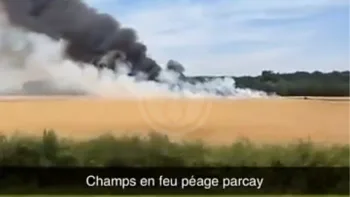 Incendie à Parçay-Meslay - Indre-et-Loire - 25 juin 2026 - Feux de forêts et d'espaces naturels