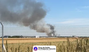 Incendie à Parçay-Meslay (37) : les pompiers interviennent