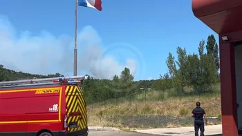 Incendie à Carlencas-et-Levas - Hérault - 25 juin 2026 - Feux de forêts et d'espaces naturels