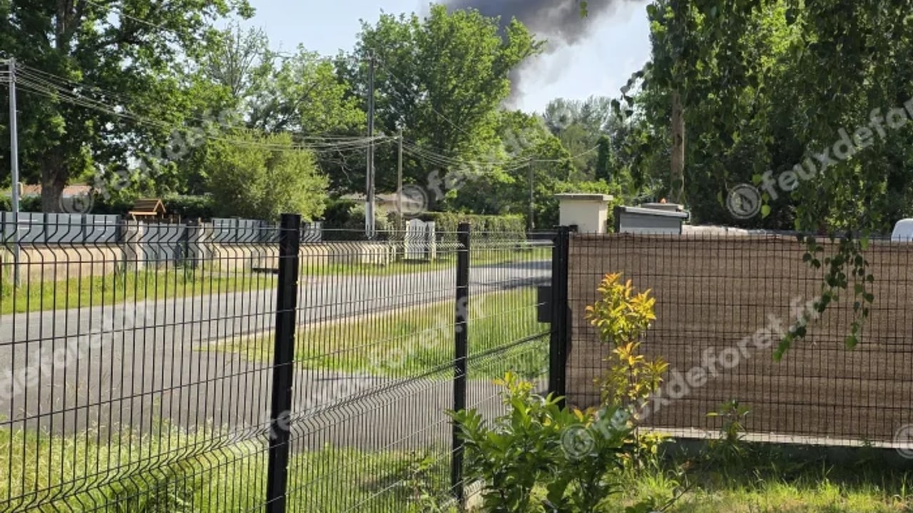 Incendie à Le Taillan-Médoc - Gironde - 27 mai 2026 - Feux de forêts et d'espaces naturels