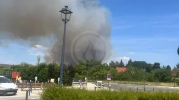 Incendie à Huisseau-sur-Mauves - Loiret - 25 juin 2026 - Feux de forêts et d'espaces naturels