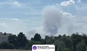 Incendie à Huisseau-sur-Mauves (45) : les pompiers interviennent