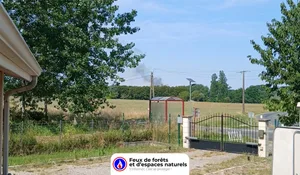 Incendie à Sousmoulins (17) : les pompiers interviennent