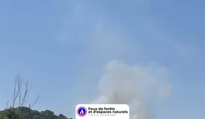 Incendie à Mercurey (71) : les pompiers interviennent