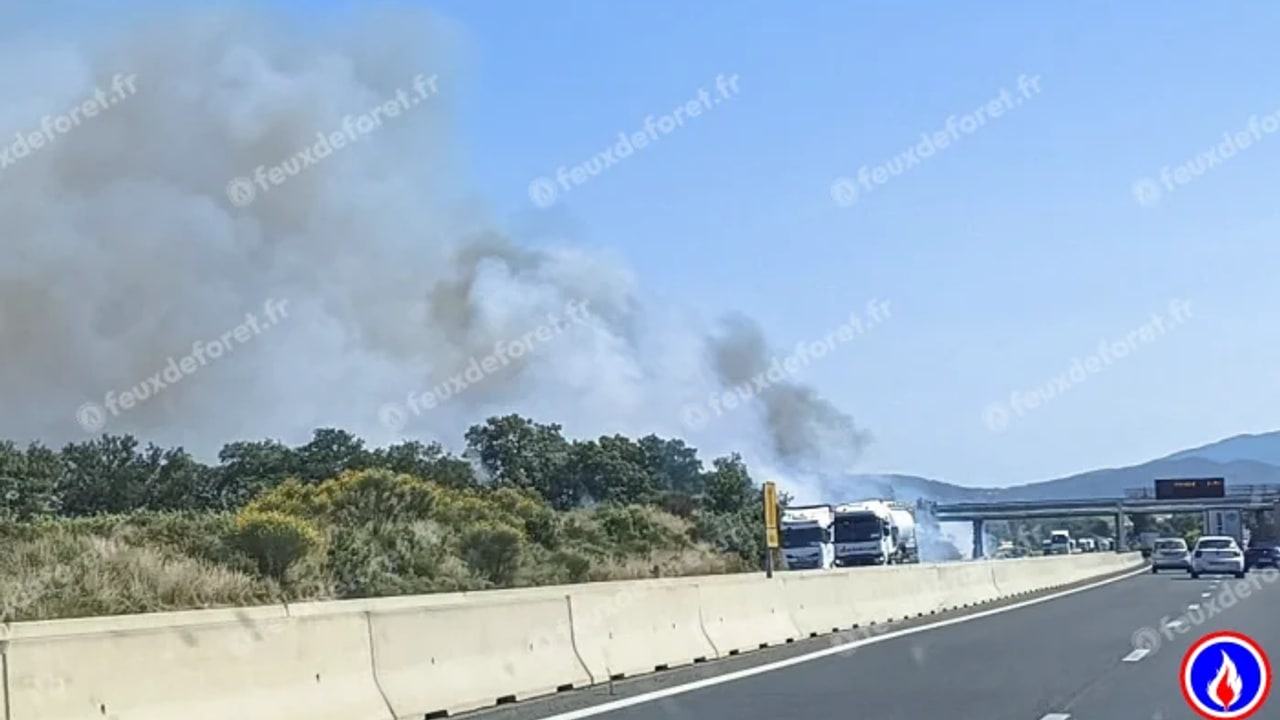 Incendie à Trouillas - Pyrénées-Orientales - 28 mai 2026 - Feux de forêts et d'espaces naturels