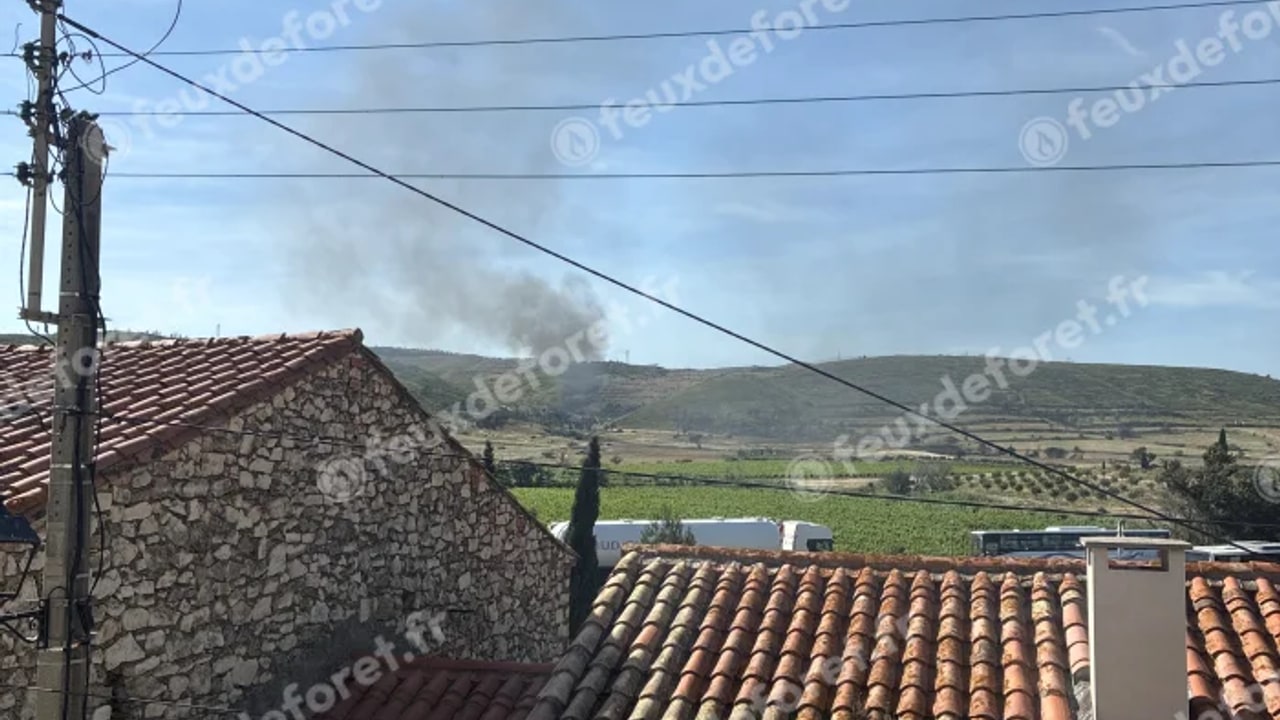 Incendie à Bages - Aude - 28 mai 2026 - Feux de forêts et d'espaces naturels