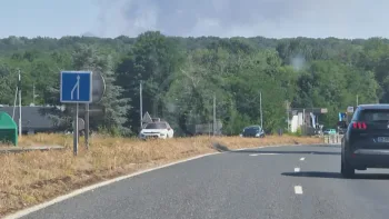 Incendie à Bazarnes - Yonne - 25 juin 2026 - Feux de forêts et d'espaces naturels