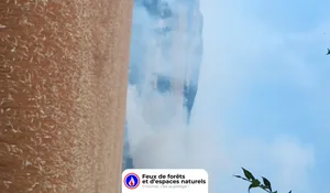 Incendie à Cordelle (42) : les pompiers interviennent