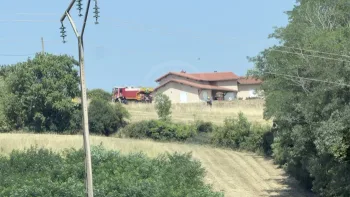 Incendie à Ville-sur-Jarnioux - Rhône - 26 juin 2026 - Feux de forêts et d'espaces naturels