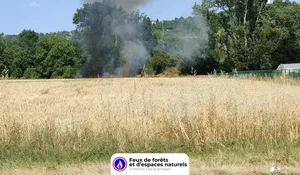 Incendie à Abrest (03) : les pompiers interviennent