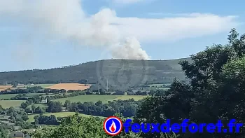 Incendie à Plomodiern - Finistère - 26 juin 2026 - Feux de forêts et d'espaces naturels