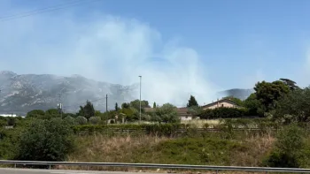 Incendie à Aubagne - Bouches-du-Rhône - 27 juin 2026 - Feux de forêts et d'espaces naturels