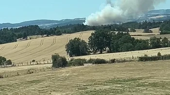 Incendie à Villeneuve-d'Allier - Haute-Loire - 27 juin 2026 - Feux de forêts et d'espaces naturels
