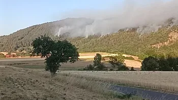 Incendie à Villeneuve-d'Allier - Haute-Loire - 27 juin 2026 - Feux de forêts et d'espaces naturels