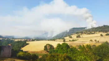 Incendie à Villeneuve-d'Allier - Haute-Loire - 27 juin 2026 - Feux de forêts et d'espaces naturels