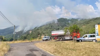Incendie à Villeneuve-d'Allier - Haute-Loire - 27 juin 2026 - Feux de forêts et d'espaces naturels
