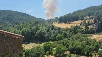 Incendie à Villeneuve-d'Allier - Haute-Loire - 27 juin 2026 - Feux de forêts et d'espaces naturels