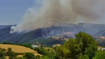 Incendie à Villeneuve-d'Allier - Haute-Loire - 27 juin 2026 - Feux de forêts et d'espaces naturels