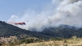 Incendie à Villeneuve-d'Allier - Haute-Loire - 27 juin 2026 - Feux de forêts et d'espaces naturels