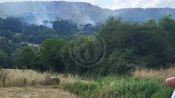 Incendie à Villeneuve-d'Allier - Haute-Loire - 27 juin 2026 - Feux de forêts et d'espaces naturels