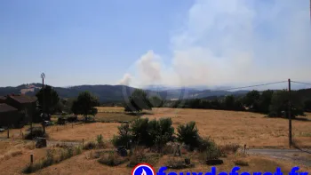 Incendie à Villeneuve-d'Allier - Haute-Loire - 27 juin 2026 - Feux de forêts et d'espaces naturels