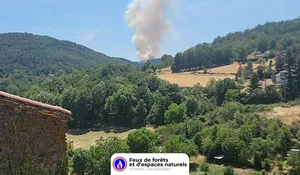 Incendie à Vieille-Brioude (43) : les pompiers interviennent