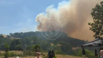 Incendie à Sainte-Colombe-sur-Gand - Loire - 27 juin 2026 - Feux de forêts et d'espaces naturels