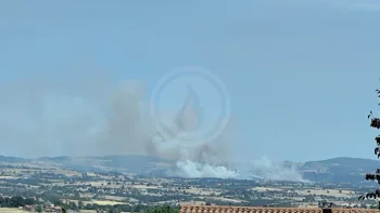 Incendie à Sainte-Colombe-sur-Gand - Loire - 27 juin 2026 - Feux de forêts et d'espaces naturels