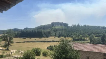 Incendie à Sainte-Colombe-sur-Gand - Loire - 27 juin 2026 - Feux de forêts et d'espaces naturels