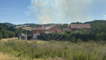 Incendie à Sainte-Colombe-sur-Gand - Loire - 27 juin 2026 - Feux de forêts et d'espaces naturels
