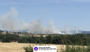 Incendie à Sainte-Colombe-sur-Gand (42) : les pompiers interviennent
