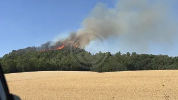 Incendie à Busséol - Puy-de-Dôme - 27 juin 2026 - Feux de forêts et d'espaces naturels