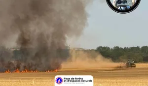 Incendie à Vouillé (86) : le feu est éteint