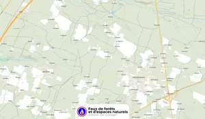 Incendie à Pouydesseaux (40) : les pompiers interviennent