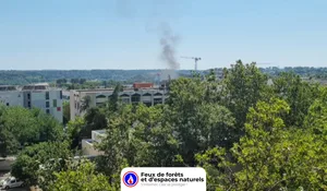 Incendie à Aix-en-Provence (13) : les pompiers interviennent