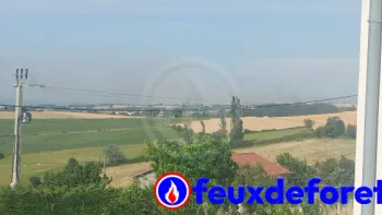 Incendie à Échalas - Rhône - 27 juin 2026 - Feux de forêts et d'espaces naturels