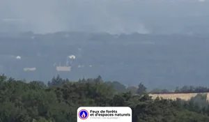 Incendie à Poncins (42) : les pompiers interviennent