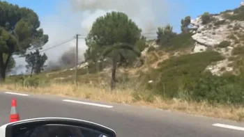 Incendie à Lançon-Provence - Bouches-du-Rhône - 28 juin 2026 - Feux de forêts et d'espaces naturels