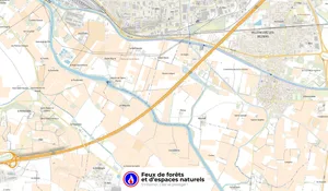 Incendie à Villeneuve-lès-Béziers (34) : les pompiers interviennent