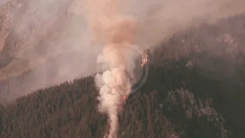 Incendie à Courchevel - Savoie - 28 juin 2026 - Feux de forêts et d'espaces naturels