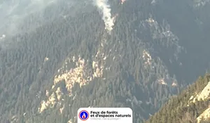Incendie à Courchevel (73) : les pompiers interviennent