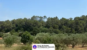 Incendie à Tavernes (83) : le feu est éteint