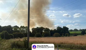 Incendie à Ploërmel (56) : le feu est éteint