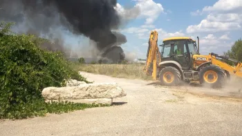 Incendie à Nîmes - Gard - 30 juin 2026 - Feux de forêts et d'espaces naturels