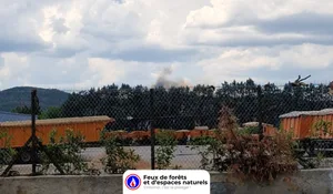 Incendie à Brignoles (83) : les pompiers interviennent