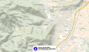 Incendie à Cuers (83) : les pompiers interviennent